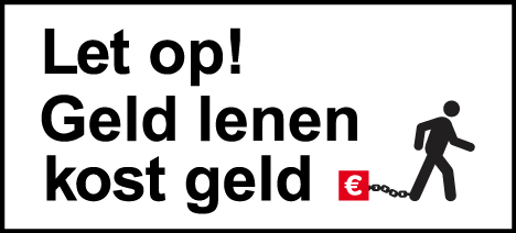 Geld lenen kost geld