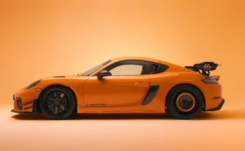 Ultieme aandacht voor detail komt tot bloei in speciaal voor Nederland ontworpen Porsche 718 Cayman GT4 RS met Manthey Kit.